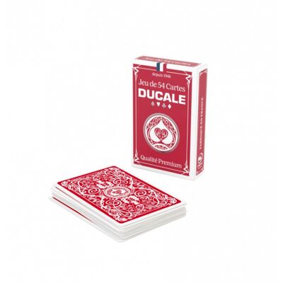 Jeu de 54 cartes étui carton - Ducale Origine - Publicité Jeu de 54 cartes étui carton - Ducale Origine - Publicité