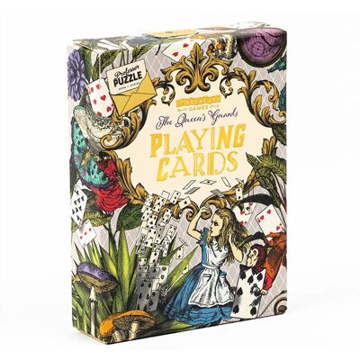 Alice in Wonderland : The Queen's Guards Playing Cards - Professor Puzzle - Publicité Alice in Wonderland : The Queen's Guards Playing Cards - Professor Puzzle - Publicité