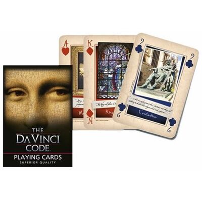 Jeu de 55 cartes Da Vinci Code - Piatnik - Publicité Jeu de 55 cartes Da Vinci Code - Piatnik - Publicité