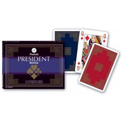 Piatnik Président Bridge - Jeu de cartes - Publicité Piatnik Président Bridge - Jeu de cartes - Publicité