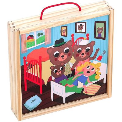 Vilac Boucle d'Or 4-Pièces Puzzle - Jouet Éducatif - Publicité Vilac Boucle d'Or 4-Pièces Puzzle - Jouet Éducatif - Publicité