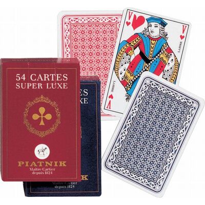 Piatnik Jeu de 54 cartes Francaises - Publicité Piatnik Jeu de 54 cartes Francaises - Publicité