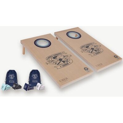 Uber Games Lot de 2 Cornhole XXL 120cm - UBERGAMES - Publicité Uber Games Lot de 2 Cornhole XXL 120cm - UBERGAMES - Publicité