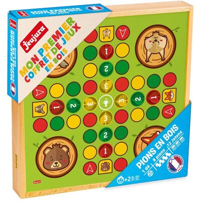 Mon premier coffret de jeux Coffret en bois - Jeujura - Publicité Mon premier coffret de jeux Coffret en bois - Jeujura - Publicité