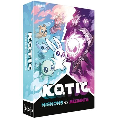 TeeTurtle Tic Tac K.O. Jeu de société - Mignon vs. Méchant - Publicité TeeTurtle Tic Tac K.O. Jeu de société - Mignon vs. Méchant - Publicité