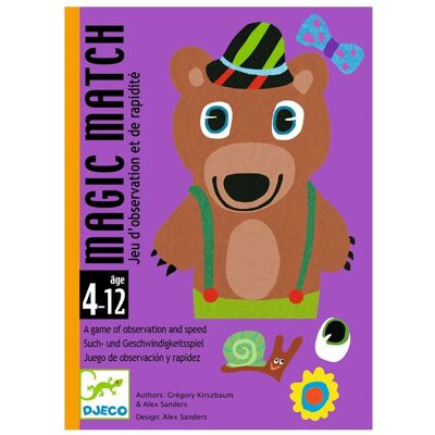 Jeu de Cartes Magic Match de Djeco - Observation & Vitesse - 36 Cartes - Publicité Jeu de Cartes Magic Match de Djeco - Observation & Vitesse - 36 Cartes - Publicité