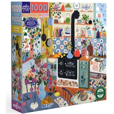 Puzzle Matinal de eeBoo - 1000 Pièces - Publicité Puzzle Matinal de eeBoo - 1000 Pièces - Publicité