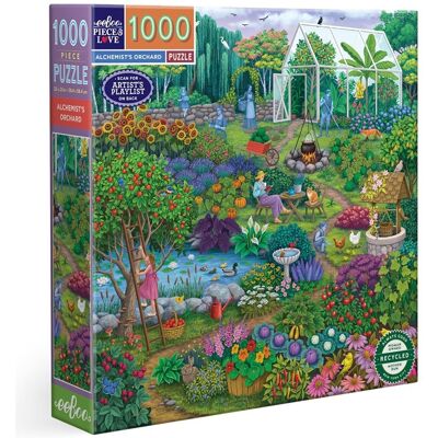 eeBoo Alchemist's Orchard - 1000 pièces - 23x23 in - Puzzle - Publicité eeBoo Alchemist's Orchard - 1000 pièces - 23x23 in - Puzzle - Publicité