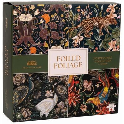 Puzzle 4 x 1000 pcs Foiled Foliage - Professor Puzzle - Publicité Puzzle 4 x 1000 pcs Foiled Foliage - Professor Puzzle - Publicité