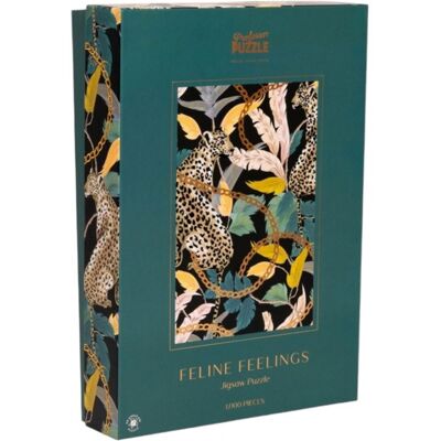 Puzzle 1000 pcs Feline Feelings - Professor Puzzle - Publicité Puzzle 1000 pcs Feline Feelings - Professor Puzzle - Publicité