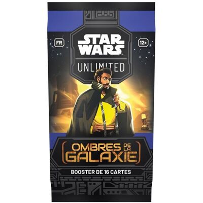 Hasbro Star Wars Galaxy Shadows Booster - paquet de cartes - Publicité Hasbro Star Wars Galaxy Shadows Booster - paquet de cartes - Publicité
