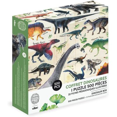 Puzzle de Dinosaures Vilac - 500 Pièces - Jouet Éducatif - Publicité Puzzle de Dinosaures Vilac - 500 Pièces - Jouet Éducatif - Publicité