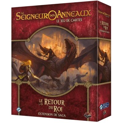 Fantasy Flight Games Le Seigneur des Anneaux JCE - Le Retour du Roi - Extension Saga - Publicité Fantasy Flight Games Le Seigneur des Anneaux JCE - Le Retour du Roi - Extension Saga - Publicité