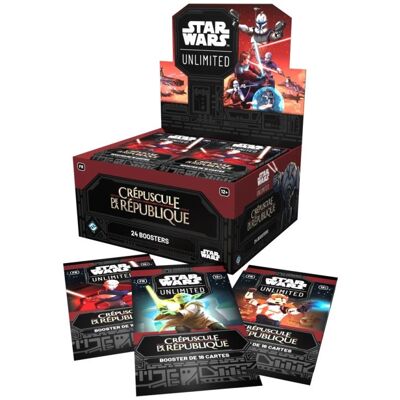 Asmodee - Star Wars Unlimited Crépuscule de la République - Jeu de cartes - Publicité Asmodee - Star Wars Unlimited Crépuscule de la République - Jeu de cartes - Publicité