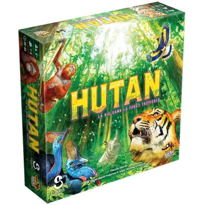 Hutan - Jeu de Forêt Tropical pour 1-4 Joueurs - Jeu Familial - Publicité Hutan - Jeu de Forêt Tropical pour 1-4 Joueurs - Jeu Familial - Publicité