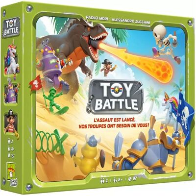Asmodee Bataille de Jouets - Jeu Compétitif 2 Joueurs - Publicité Asmodee Bataille de Jouets - Jeu Compétitif 2 Joueurs - Publicité