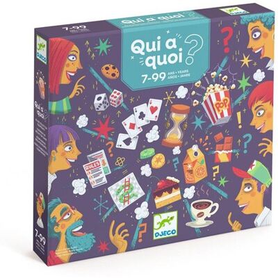 Qui a quoi ? - Djeco - Publicité Qui a quoi ? - Djeco - Publicité