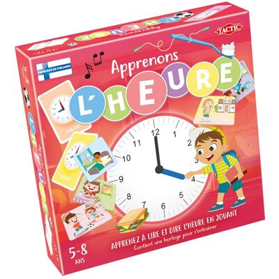 Apprenons l'heure - Tactic - Publicité Apprenons l'heure - Tactic - Publicité
