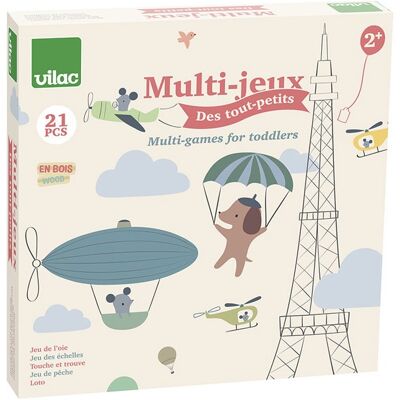 Multi-jeux des tout-petits Sarah Betz - Vilac - Publicité Multi-jeux des tout-petits Sarah Betz - Vilac - Publicité