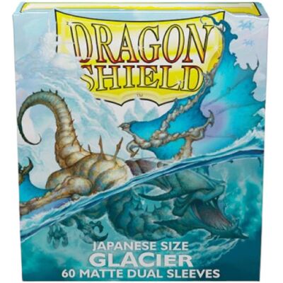 60 Sleeves Dragon Shield : Dual Matte Glacier - Publicité 60 Sleeves Dragon Shield : Dual Matte Glacier - Publicité