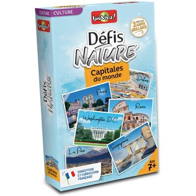 Jeu de connaissances sur les capitales du monde de Bioviva - Publicité Jeu de connaissances sur les capitales du monde de Bioviva - Publicité