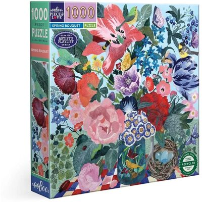 Puzzle 1000 pcs Spring Bouquet - Eeboo - Publicité Puzzle 1000 pcs Spring Bouquet - Eeboo - Publicité