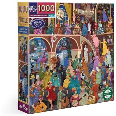 eeBoo Bal Masqué de l'Alchimiste Puzzle - 1000 Pièces - Publicité eeBoo Bal Masqué de l'Alchimiste Puzzle - 1000 Pièces - Publicité