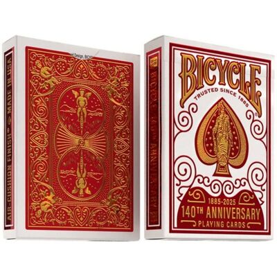 Jeu de 54 cartes 140th Anniversary 1885-2025 - Bicycle - Publicité Jeu de 54 cartes 140th Anniversary 1885-2025 - Bicycle - Publicité