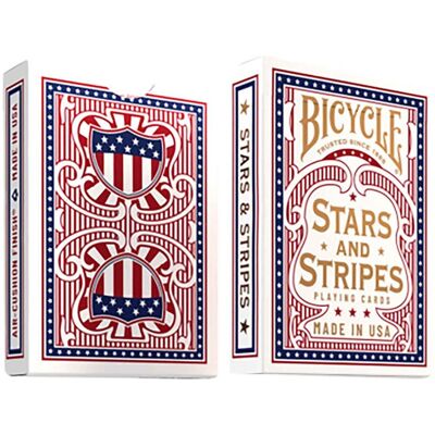 Jeu de 54 cartes Stars & Stripes - Bicycle - Publicité Jeu de 54 cartes Stars & Stripes - Bicycle - Publicité