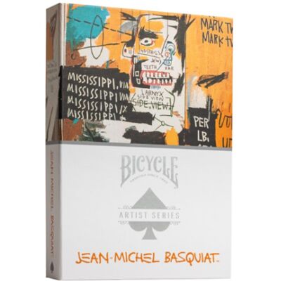 Jeu de 54 cartes Artist Series : Jean-Michel Basquiat - Bicycle - Publicité Jeu de 54 cartes Artist Series : Jean-Michel Basquiat - Bicycle - Publicité