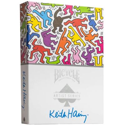 Jeu de 54 cartes Artist Series : Keith Haring - Bicycle - Publicité Jeu de 54 cartes Artist Series : Keith Haring - Bicycle - Publicité