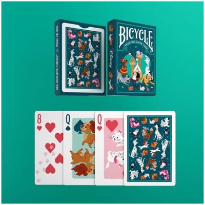 Jeu de 54 cartes Disney Chats et Chiens - Bicycle - Publicité Jeu de 54 cartes Disney Chats et Chiens - Bicycle - Publicité