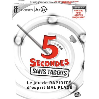 5 secondes chrono sans tabous - Goliath - Publicité 5 secondes chrono sans tabous - Goliath - Publicité