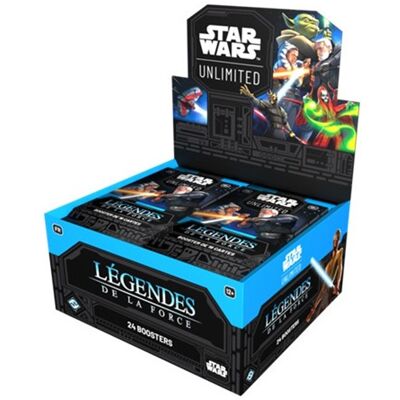 Fantasy Flight Games Star Wars Unlimited Légendes de la Force - Display 24 Boosters - Publicité Fantasy Flight Games Star Wars Unlimited Légendes de la Force - Display 24 Boosters - Publicité