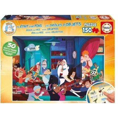 EDUCA BORRAS Puzzle 150 pcs Il Etait Une Fois Les Objets - Educa - Publicité EDUCA BORRAS Puzzle 150 pcs Il Etait Une Fois Les Objets - Educa - Publicité