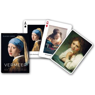 Jeu de 55 cartes Vermeer - Piatnik - Publicité Jeu de 55 cartes Vermeer - Piatnik - Publicité