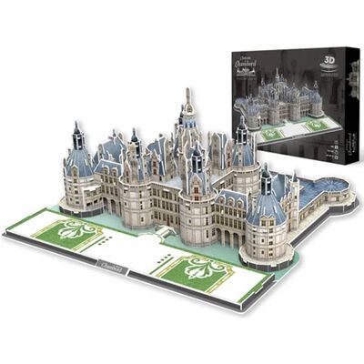 Puzzle 3D Megableu Château de Chambord - Publicité Puzzle 3D Megableu Château de Chambord - Publicité
