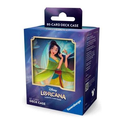 Disney Lorcana TCG -Chapitre 9 Fabuleux : Deck box Mulan - Publicité Disney Lorcana TCG -Chapitre 9 Fabuleux : Deck box Mulan - Publicité