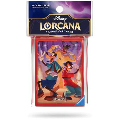 Disney Lorcana TCG -Chapitre 9 Fabuleux : Sleeves Dingo et Max - Publicité Disney Lorcana TCG -Chapitre 9 Fabuleux : Sleeves Dingo et Max - Publicité