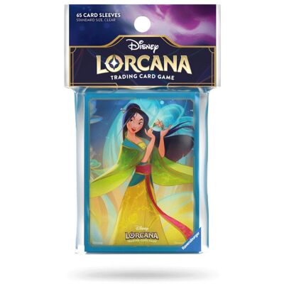 Disney Lorcana TCG -Chapitre 9 Fabuleux : Sleeves Mulan - Publicité Disney Lorcana TCG -Chapitre 9 Fabuleux : Sleeves Mulan - Publicité