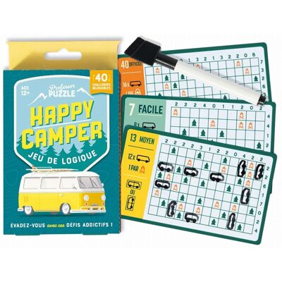 Happy Camper - Professor Puzzle - Publicité Happy Camper - Professor Puzzle - Publicité