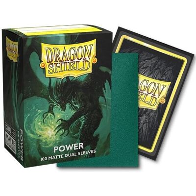 Dragon Shield - Dual Matte - Standard Sleeves - Power (x100) NEW - Publicité Dragon Shield - Dual Matte - Standard Sleeves - Power (x100) NEW - Publicité
