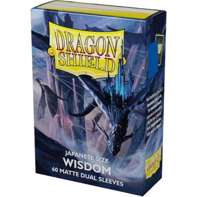 Dragon Shield - Dual Matte - Japanese Sleeves - Wisdom (x60) NEW - Publicité Dragon Shield - Dual Matte - Japanese Sleeves - Wisdom (x60) NEW - Publicité