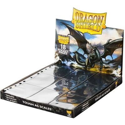 Dragon Shield - 18 Pocket Pages (x50) - Publicité Dragon Shield - 18 Pocket Pages (x50) - Publicité