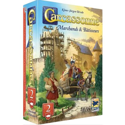 Asmodee Carcassonne - Marchands et Bâtisseurs - Jeu de société - Publicité Asmodee Carcassonne - Marchands et Bâtisseurs - Jeu de société - Publicité