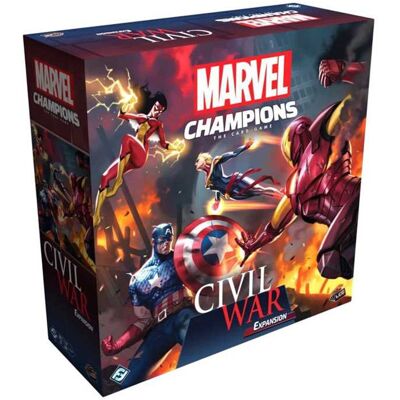 Fantasy Flight Games Extension Civil War - Marvel Champions - Publicité Fantasy Flight Games Extension Civil War - Marvel Champions - Publicité