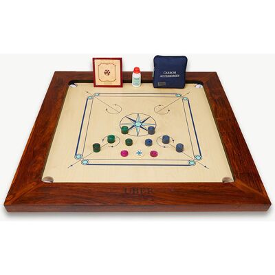 Carrom Championship 94cm - UBER GAMES - Publicité Carrom Championship 94cm - UBER GAMES - Publicité