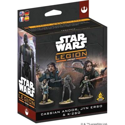 Atomic Star Wars Legion : Cassian Andor, Jyn Erso & K-2SO - Publicité Atomic Star Wars Legion : Cassian Andor, Jyn Erso & K-2SO - Publicité