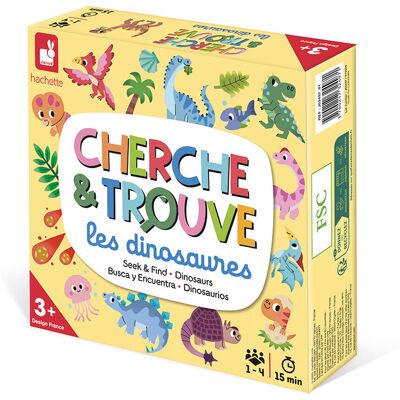 Mon premier Cherche et Trouve Dinos - Janod - Publicité Mon premier Cherche et Trouve Dinos - Janod - Publicité