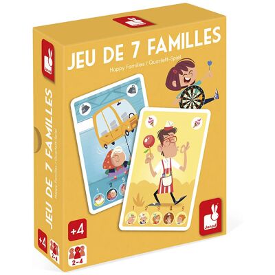 Jeu de 7 Familles - Janod - Publicité Jeu de 7 Familles - Janod - Publicité